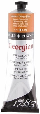 Daler Rowney Georgian Oil Paint Tube(Cadmium Orange)