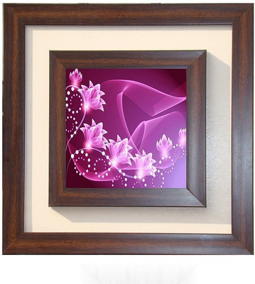 Lila Painting DVL- S- 592 With Wooden Frame Canvas Art(12 inch X 12 inch)