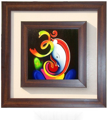 Lila Painting DVL- S- 659 With Wooden Frame Canvas Art(12 inch X 12 inch)