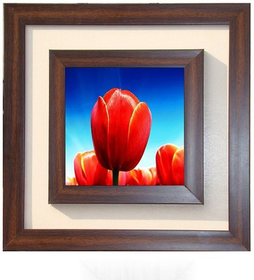 Lila Painting DVL- M- 427 With Wooden Frame Canvas Art(15 inch X 15 inch)