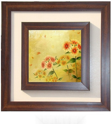 Lila Painting DVL- M- 601 With Wooden Frame Canvas Art(15 inch X 15 inch)
