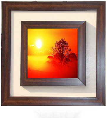 Lila Painting DVL- S- 435 With Wooden Frame Canvas Art(12 inch X 12 inch)