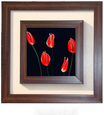 Lila Painting DVL- M- 324 With Wooden Frame Canvas Art(15 inch X 15 inch)