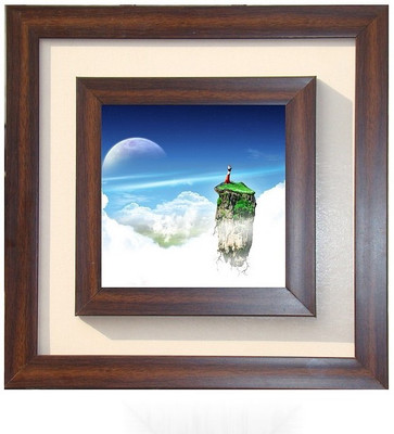 Lila Painting DVL- L- 739 With Wooden Frame Canvas Art(18 inch X 18 inch)