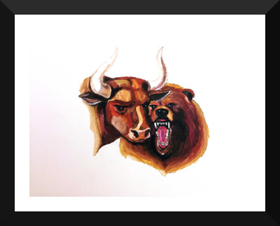 Tallenge - Bull Bear At Stock Market - Framed A3 Size Poster Paper Print(17 inch X 12 inch, Framed)
Tallenge - Bull Bear At Stock Market - Framed A3 Size Poster Paper Print(17 inch X 12 inch, Framed)