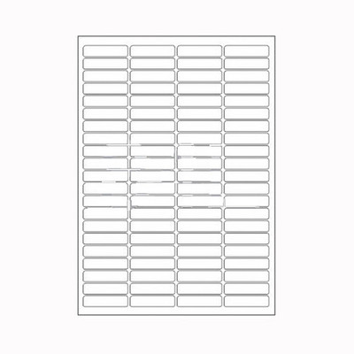 Desmat A4ST84-100S Self-adhesive Paper Label(White)