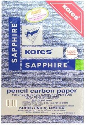 Kores Sapphire Unruled FS Carbon Paper(Set of 1, Blue)