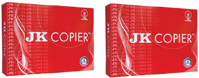 JK Printer Paper Unruled A/4 Printer Paper(Set of 2, White)
