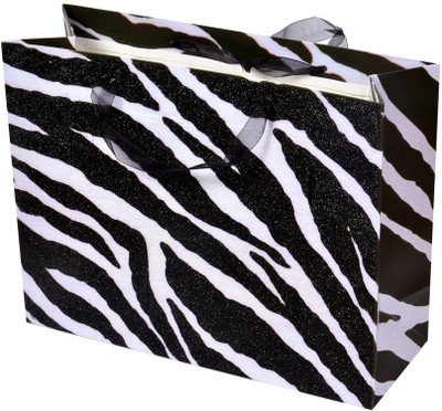 Enwraps Zebra Print Small (3 pcs) Printed Party Bag(Multicolor, Pack of 3)