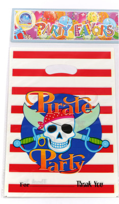 Funcart Pirate Party Lootbag Printed Party Bag(Multicolor, Pack of 6)