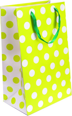 Enwraps Printed Party Bag(Green, Pack of 4)