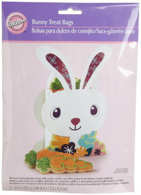 Wilton Printed Party Bag(White, Pack of 3)