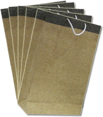 BHANU Solid Party Bag(Gold, Pack of 5)