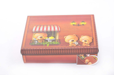 Enwraps Teddy Bear Guitar Brown Gift 23*17*6 (LBHcm) Printed Party Box(Multicolor, Pack of 1)