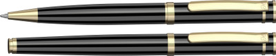 Henry Coleman Debonair Collection Alpine Black Ballpen and Rollerball Set Pen Gift Set(Pack of 2)
Henry Coleman Debonair Collection Alpine Black Ballpen and Rollerball Set Pen Gift Set(Pack of 2)