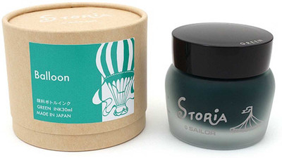 Sailor Sttoria Baloon Green Pigment Based Ink Bottle