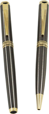 Auteur Premium Gun Metal Pen Gift Set(Pack of 2)