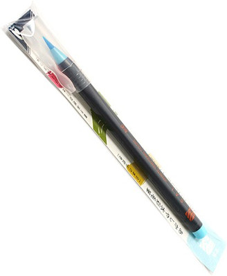 Akashiya Sai CA200 Round Paint Brushes(Set of 2, Cerulean Blue)