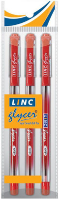 Linc Glycer Red Ball Pen(Pack of 90)