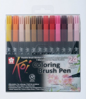 Sakura Koi Coloring Brush Calligraphy(Pack of 24)