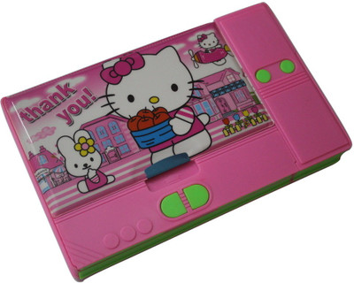 Siltason Shakti HELLO KITTY CARTOON CHARACTER Art PLASTIC Pencil Box(Set of 1, Pink)
Siltason Shakti HELLO KITTY CARTOON CHARACTER Art PLASTIC Pencil Box(Set of 1, Pink)