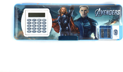 Funmatic Inbuilt Calculator & Sharpner Avengers Art Plastic Pencil Box(Set of 1, Blue)
Funmatic Inbuilt Calculator & Sharpner Avengers Art Plastic Pencil Box(Set of 1, Blue)
