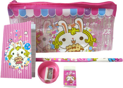 DCS Pencil rubber Mender Small Book one pouch etc..! Cartoon character with flowers Art Plastic Pencil Box(Set of 1, Pink)
DCS Pencil rubber Mender Small Book one pouch etc..! Cartoon character with flowers Art Plastic Pencil Box(Set of 1, Pink)