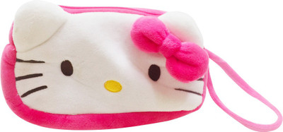 Priyankish Smart Kidz Cartoon Art Cloth Pencil Box(Set of 1, Pink)