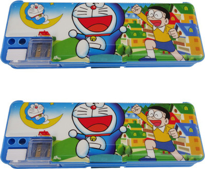 Dream Bag Doraemon Colourfull Art Plastic Pencil Boxes(Set of 2, Multi colours)
Dream Bag Doraemon Colourfull Art Plastic Pencil Boxes(Set of 2, Multi colours)