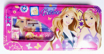 Shree Krishna Handicrafts And Gallery Barbie Cartoon Art METAL Pencil Box(Set of 6, Pink)
Shree Krishna Handicrafts And Gallery Barbie Cartoon Art METAL Pencil Box(Set of 6, Pink)
