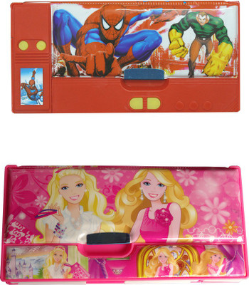Dream Bag Spiderman & Princess Print Art Plastic Pencil Boxes(Set of 1, Multicolour)
Dream Bag Spiderman & Princess Print Art Plastic Pencil Boxes(Set of 1, Multicolour)