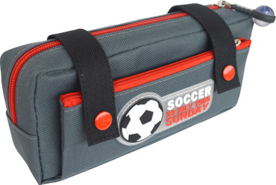 Chrome Series Printed Soccer Art Cloth Pencil Box(Set of 1, Grey, Black, Blue)
Chrome Series Printed Soccer Art Cloth Pencil Box(Set of 1, Grey, Black, Blue)