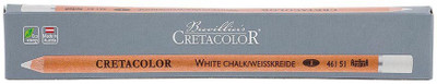 Cretacolor White Chalk Soft (4 +2) Pencil(Set of 6, White)