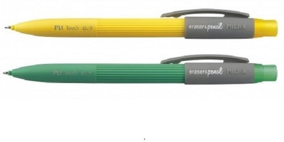 Milan PL1 Touch Round Shaped Pencils(Set of 2, Multicolor)
