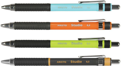 Aristo Studio Pen Round Shaped Pencils(Set of 4, Light Blue, Orange, Light Green, Black)
Aristo Studio Pen Round Shaped Pencils(Set of 4, Light Blue, Orange, Light Green, Black)