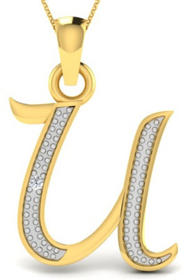 Kataria Jewellers Letter U 14Kt BIS Hallmarked Gold Alphabet Initial Yellow Gold Plated 14kt Diamond Yellow Gold Pendant
Kataria Jewellers Letter U 14Kt BIS Hallmarked Gold Alphabet Initial Yellow Gold Plated 14kt Diamond Yellow Gold Pendant