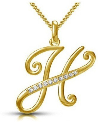 Vorra Fashion Love Forever Initial "H" Letter Gold-plated Cubic Zirconia Sterling Silver Pendant
Vorra Fashion Love Forever Initial "H" Letter Gold-plated Cubic Zirconia Sterling Silver Pendant