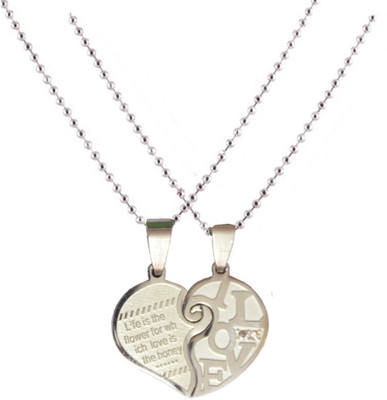 Men Style New Love Couple His and Hers Necklace for Lovers Love Engraved Silver Dog Tag
Men Style New Love Couple His and Hers Necklace for Lovers Love Engraved Silver Dog Tag