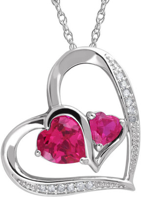 Kiara Jewellery Rhodium Swarovski Zirconia Silver Pendant