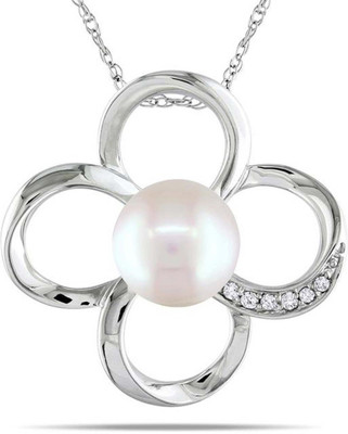 Kiara Jewellery Aakansha Rhodium Swarovski Zirconia Sterling Silver Pendant