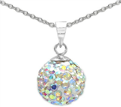 Johareez 1.40 Grams Rainbow Crystal .925 Sterling Silver Ball Shape Pendant Rhodium Sterling Silver Pendant
Johareez 1.40 Grams Rainbow Crystal .925 Sterling Silver Ball Shape Pendant Rhodium Sterling Silver Pendant