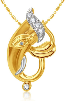 Sukkhi Cubic Zirconia Studded Ganesha Gold-plated, Rhodium Cubic Zirconia Alloy Pendant
Sukkhi Cubic Zirconia Studded Ganesha Gold-plated, Rhodium Cubic Zirconia Alloy Pendant
