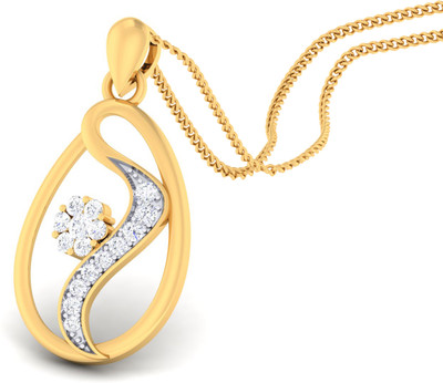 Jisha The Taashi 18kt Diamond Yellow Gold Pendant