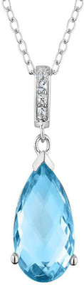AG Jewellery Rohini Swarovski Crystal Sterling Silver Pendant