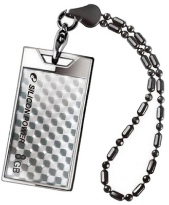 Silicon Power Touch 851 8 GB 8 GB Pen Drive(Silver)