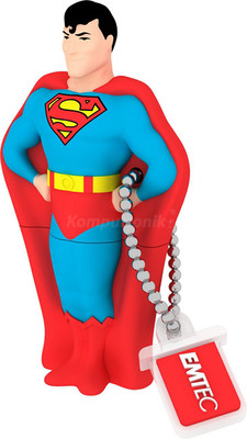 Emtec Super Heroes 3D superman 8 GB Pen Drive(Blue)