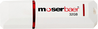 Moserbaer Knight 32 GB Pen Drive(White)