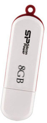 Silicon Power LuxMini 320 8 GB Pen Drive(White)