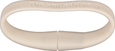 Smiledrive Wristband 8 GB Pen Drive(White)