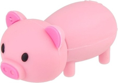 Microware Pink Cute Piggi Shape 32 GB Pen Drive